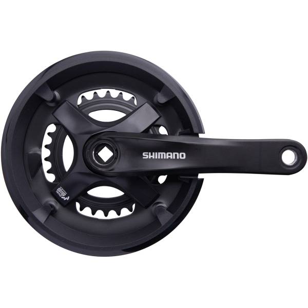 SHIMANO Pédalier TY501 2x8 46 - 30 dents 175 mm carré - Peloton GP