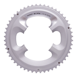 SHIMANO Plateau 105 52 Dents – FC - 5800 – 110 mm – Argenté – 11V - Peloton GP