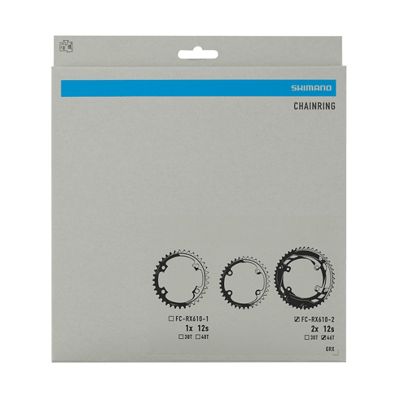 SHIMANO Plateau GRX 46 dents FC - RX610 - 2 - Peloton GP