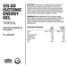 SIS GO ENERGY ISOTONIC GEL – PACK 6 X 60 ML – SAVEUR TROPICAL - Peloton GP