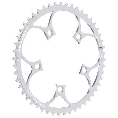 SPÉCIALITÉS TA Plateau Zéphyr 9/10V argent Extérieur 110 mm Pour Shimano / Sram - Peloton GP