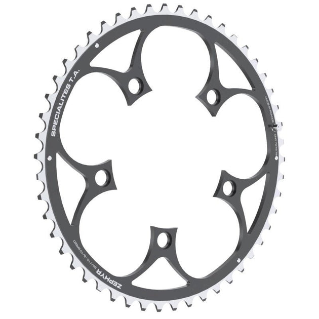 SPÉCIALITÉS TA Plateau Zéphyr 9/10V noir Extérieur 110 mm Pour Shimano / Sram - Peloton GP
