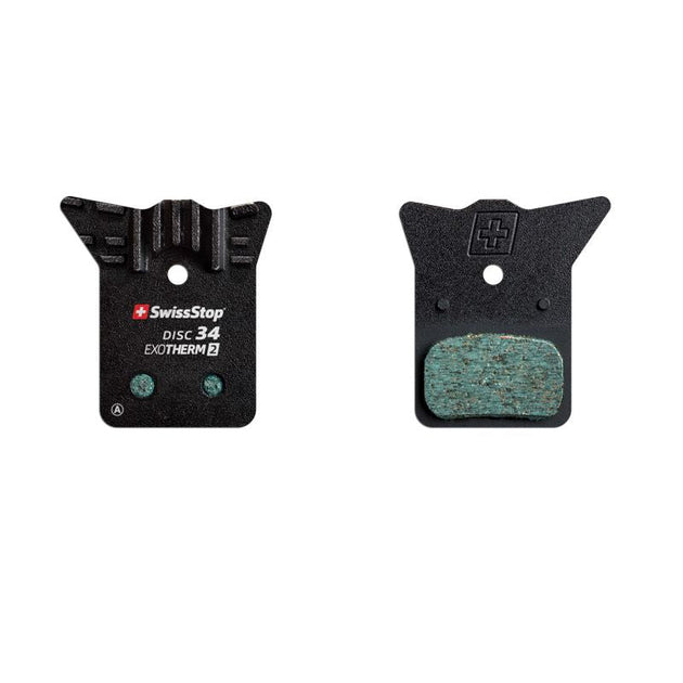 SWISSSTOP Plaquettes De Frein DISC 34 EXOTHERM2 ACIER AILETTES SHIMANO - Peloton GP