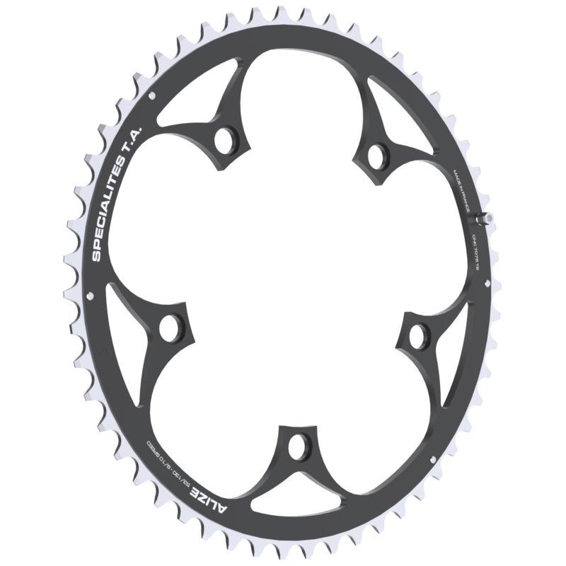 TA Plateau Route Alizé Extérieur – 130 mm – 52 dents – 9/10V – Noir - Peloton GP