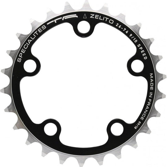 TA Plateau Route Zélito Triple – Intérieur – 74 mm – 30 dents – 9/10V – Noir - Peloton GP