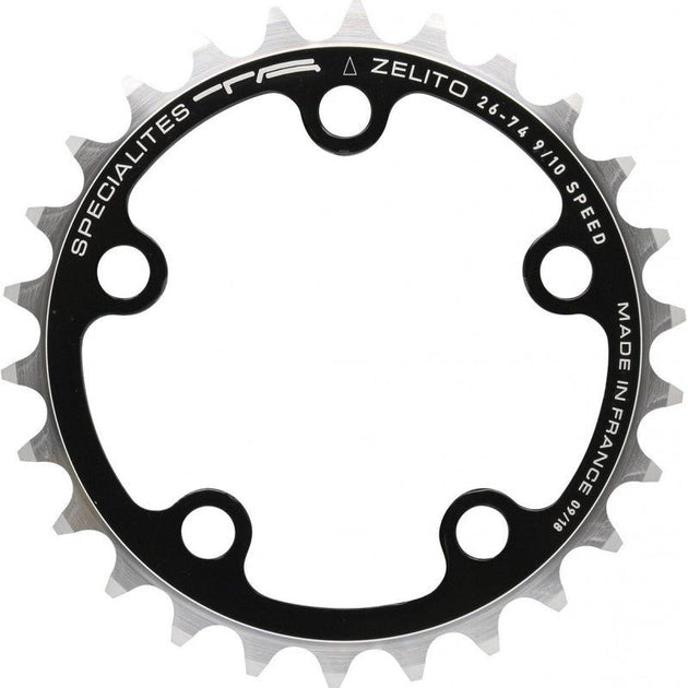 TA Plateau Route Zélito Triple – Intérieur – 74 mm – 30 dents – 9/10V – Noir - Peloton GP