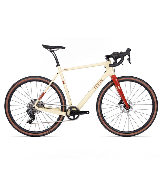 Taroko Carbone Vanille Cream Sram AXS Mullet 1x12 Pro - Finna Cycles - Peloton GP