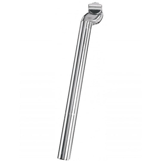 Tige de selle Ergotec Patent CNC aluminium argent 27,2 mm 350 mm offset 18 mm - Peloton GP