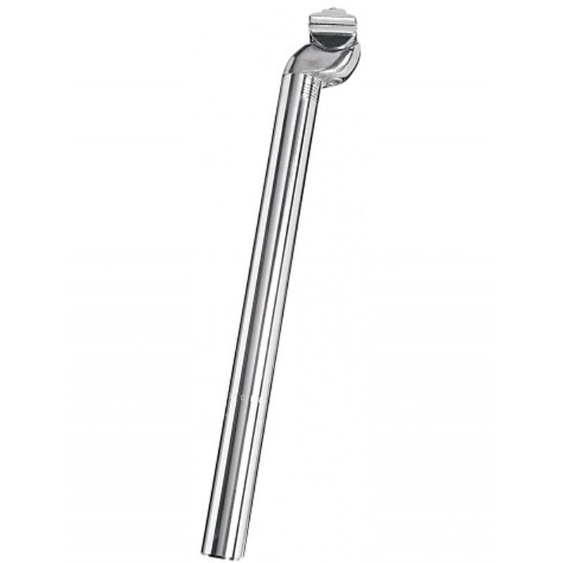 Tige de selle Ergotec Patent CNC aluminium argent 27,2 mm 350 mm offset 18 mm - Peloton GP
