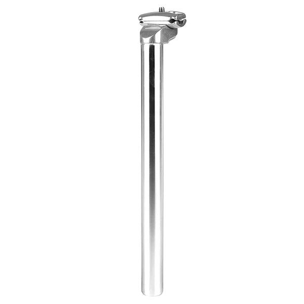 Tige de selle VTT Newton mono alu argent 26,2 mm 350 mm - Peloton GP