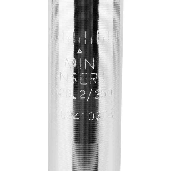 Tige de selle VTT Newton mono alu argent 26,2 mm 350 mm - Peloton GP