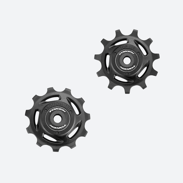 TOKEN Galets De Dérailleur Shimano Route 12V ULTEGRA R8150 / R8170 & Shimano Route Gravel 10 - 11V GRX RX817 / RX812 - Peloton GP