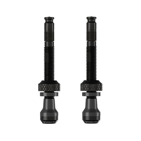 VALVES TUBELESS SCHWALBE CLIK VALVE PRESTA 80 MM – NOIR (PAIRE) - Peloton GP