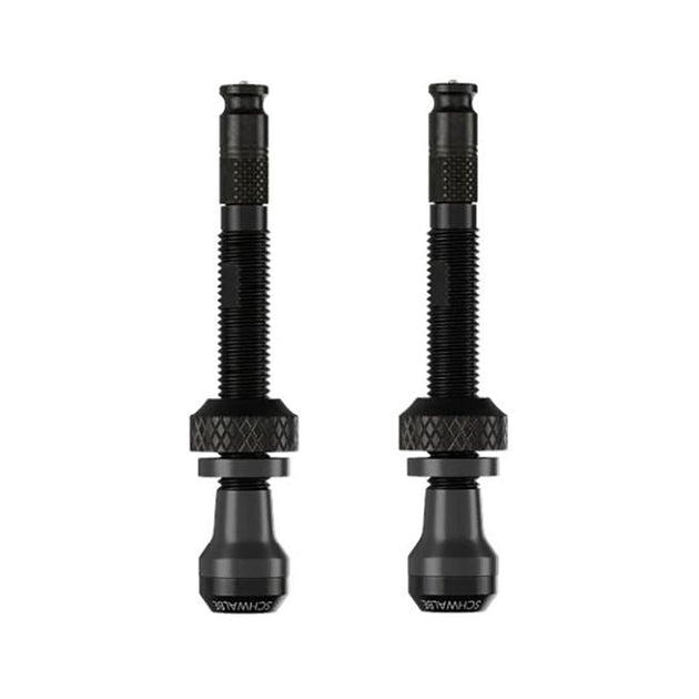 VALVES TUBELESS SCHWALBE CLIK VALVE PRESTA 80 MM – NOIR (PAIRE) - Peloton GP