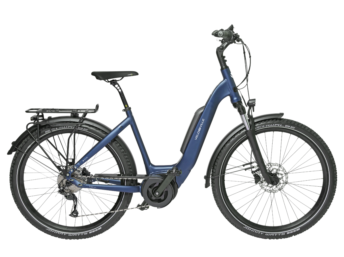 Vélo de ville SEB CLASSIC - VAE SUV Bosch, cadre Wave, coloris violet