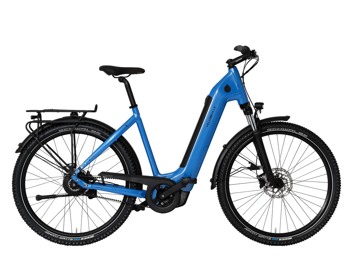 Vélo de ville SEB PURE - VAE SUV Bosch, cadre Wave, coloris violet