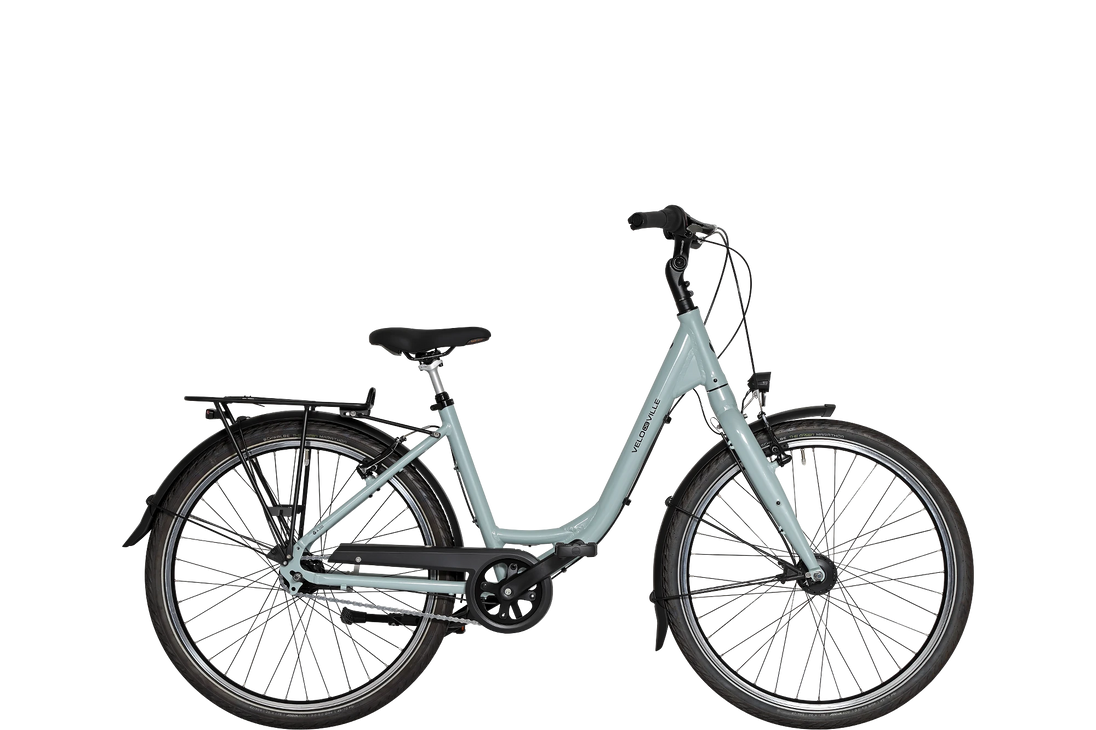 Vélo de ville A 200 XS - vélo de trekking aluminium roues 26 pouces, coloris rouge
