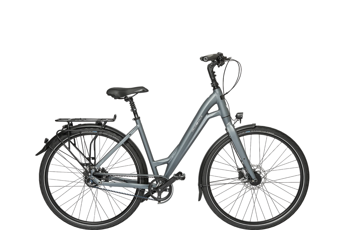 Vélo de ville A 400 - vélo de trekking aluminium, cadre Wave, coloris rouge
