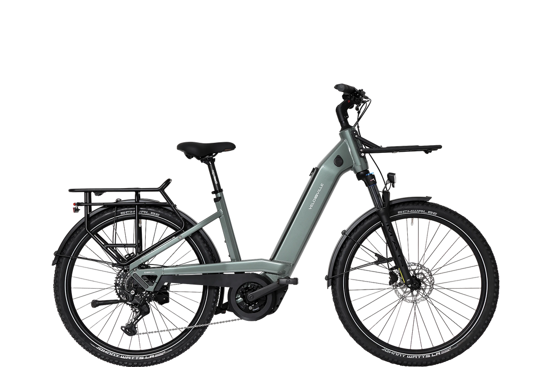Vélo de ville SEB PRO - VAE SUV Bosch, cadre Wave, coloris violet