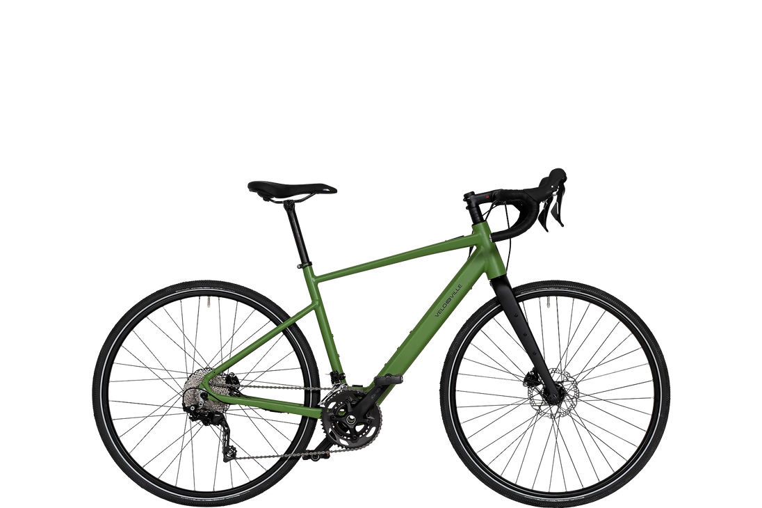 Vélo de ville STRYVAe - VAE léger moteur moçeu Mahle, cadre Diamant, coloris rouge