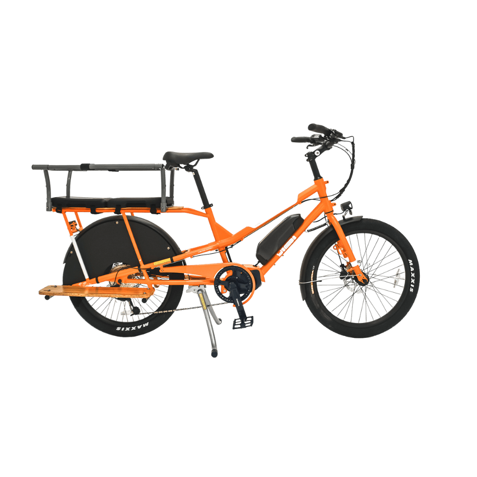Vélo Cargo Longtail Yuba Kombi E5 Compact Family Edition - Peloton GP
