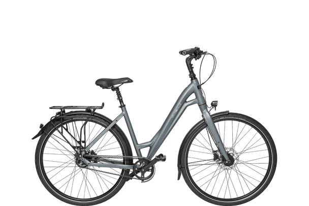 Vélo de ville A 400 trekking aluminium 9 vitesses - Peloton GP