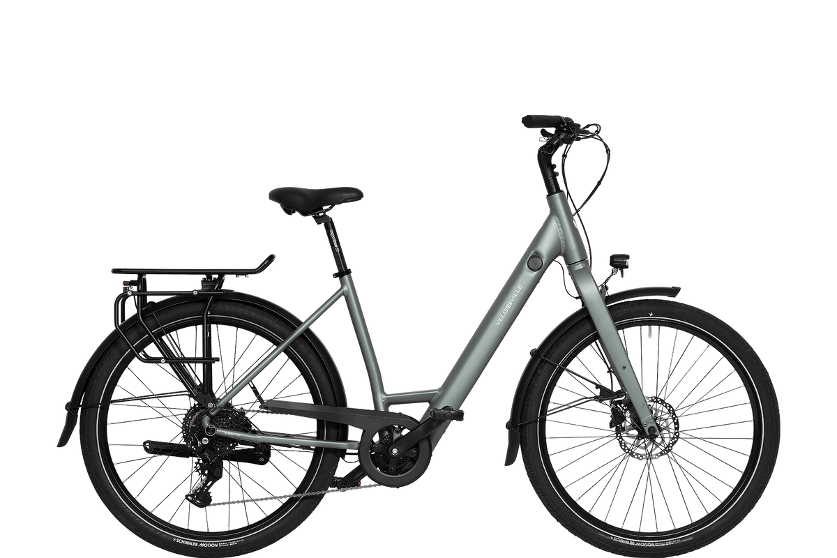 Vélo de ville HUBe VAE urbain léger moteur moçeu - Peloton GP