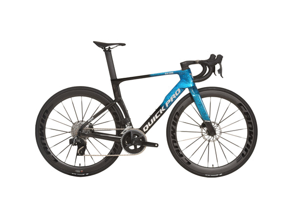 Vélo QUICK PRO ER:ONE F50C Shimano Dura ace Di2 R9270 - Peloton GP