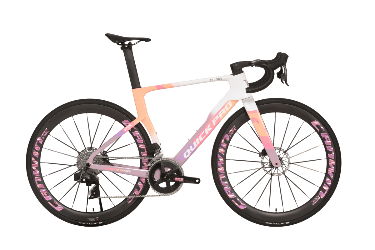 Vélo QUICK PRO ER:ONE RED AXS 2x12 - Peloton GP