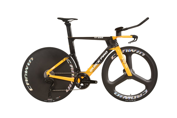 Vélo QUICK PRO TT:ONE Carbone DURA - ACE Di2 R9270 CLM/Triathlon - Peloton GP