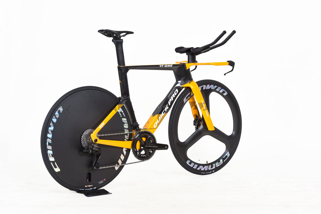 Vélo QUICK PRO TT:ONE Carbone DURA - ACE Di2 R9270 CLM/Triathlon - Peloton GP