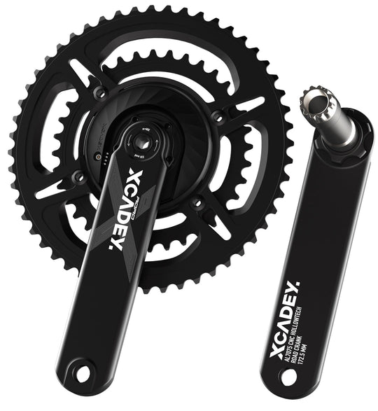 XPOWER CRANKSET 110BCD - 4S avec capteur de puissance avec plateaux - Peloton GP