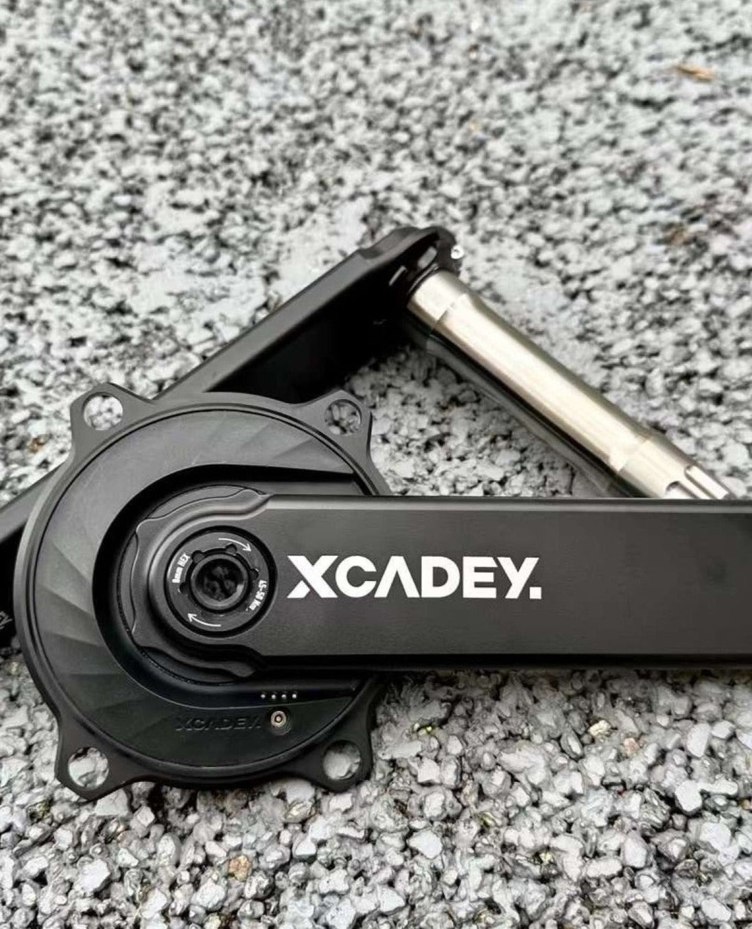 XPOWER CRANKSET 110BCD - 4S avec capteur de puissance sans plateaux - Peloton GP