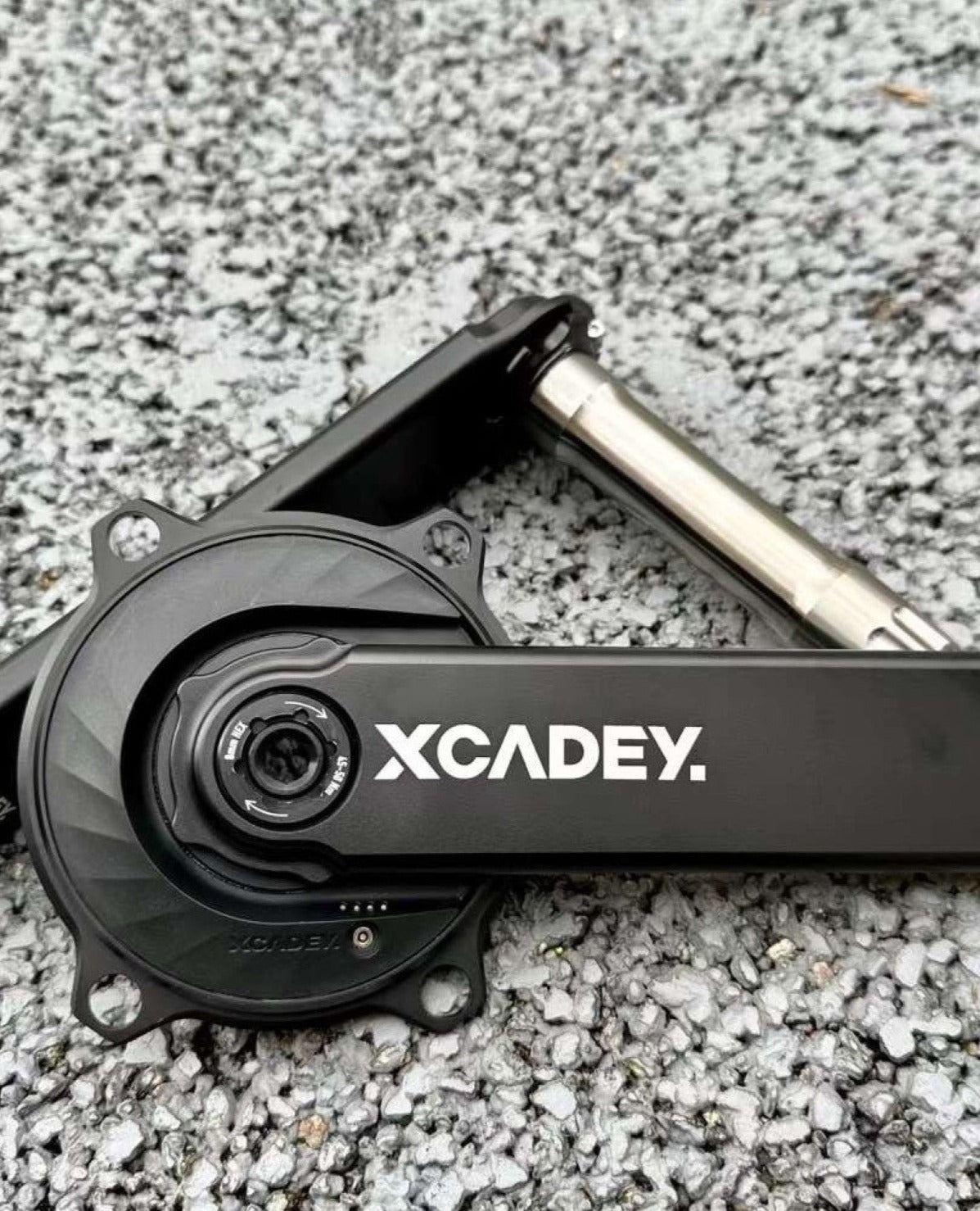 XPOWER CRANKSET 110BCD - 4S avec capteur de puissance sans plateaux - Peloton GP