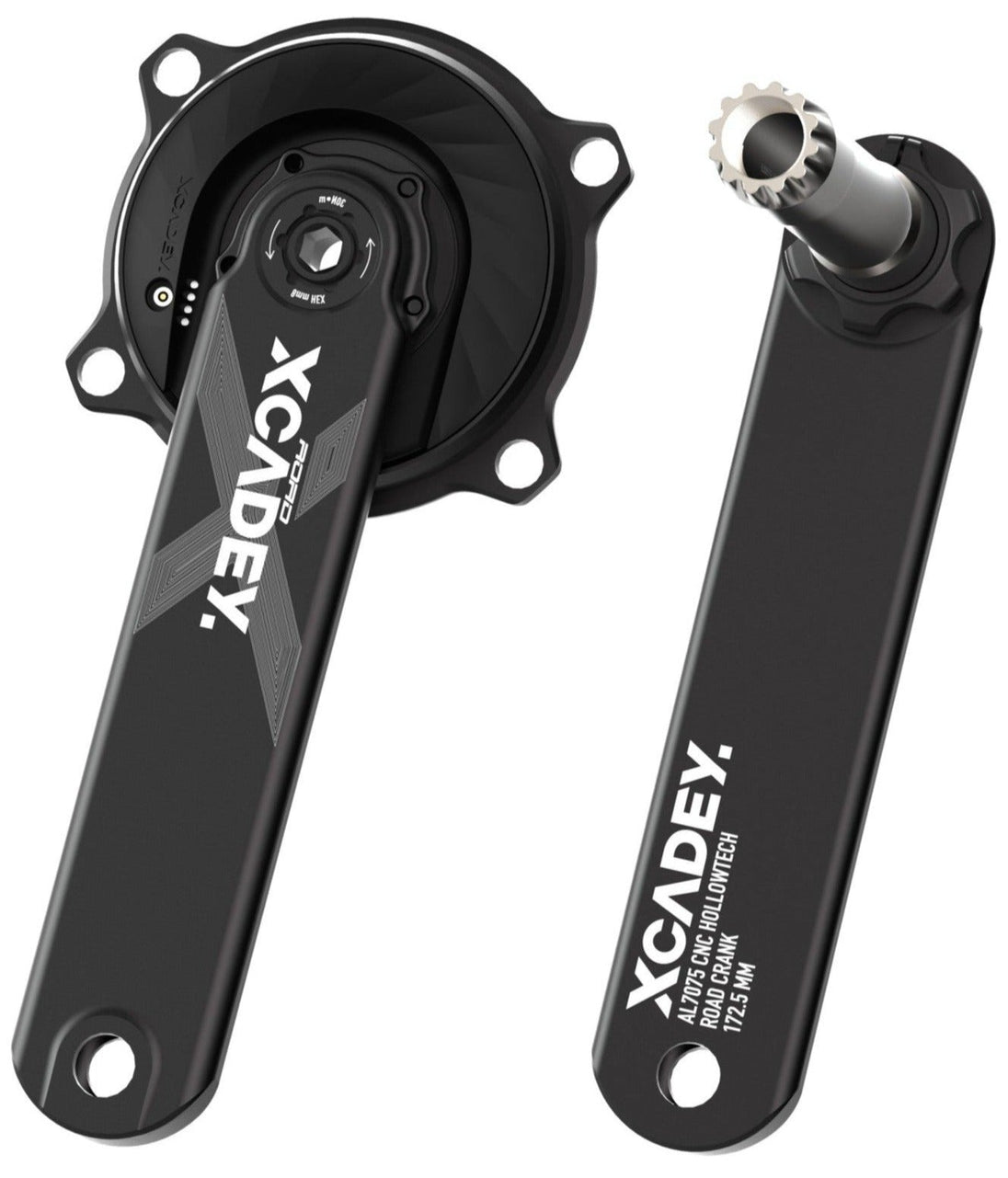 XPOWER CRANKSET 110BCD - 4S avec capteur de puissance sans plateaux - Peloton GP
