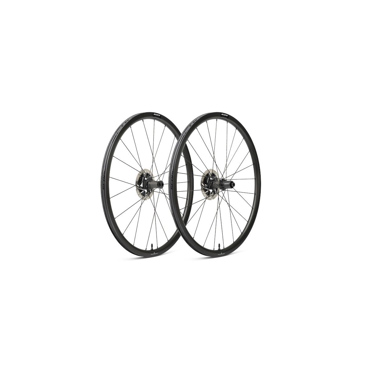 SCOPE S3 Sport Series – Roues Carbone Route/Gravel – Disc ou Patins - Peloton GP