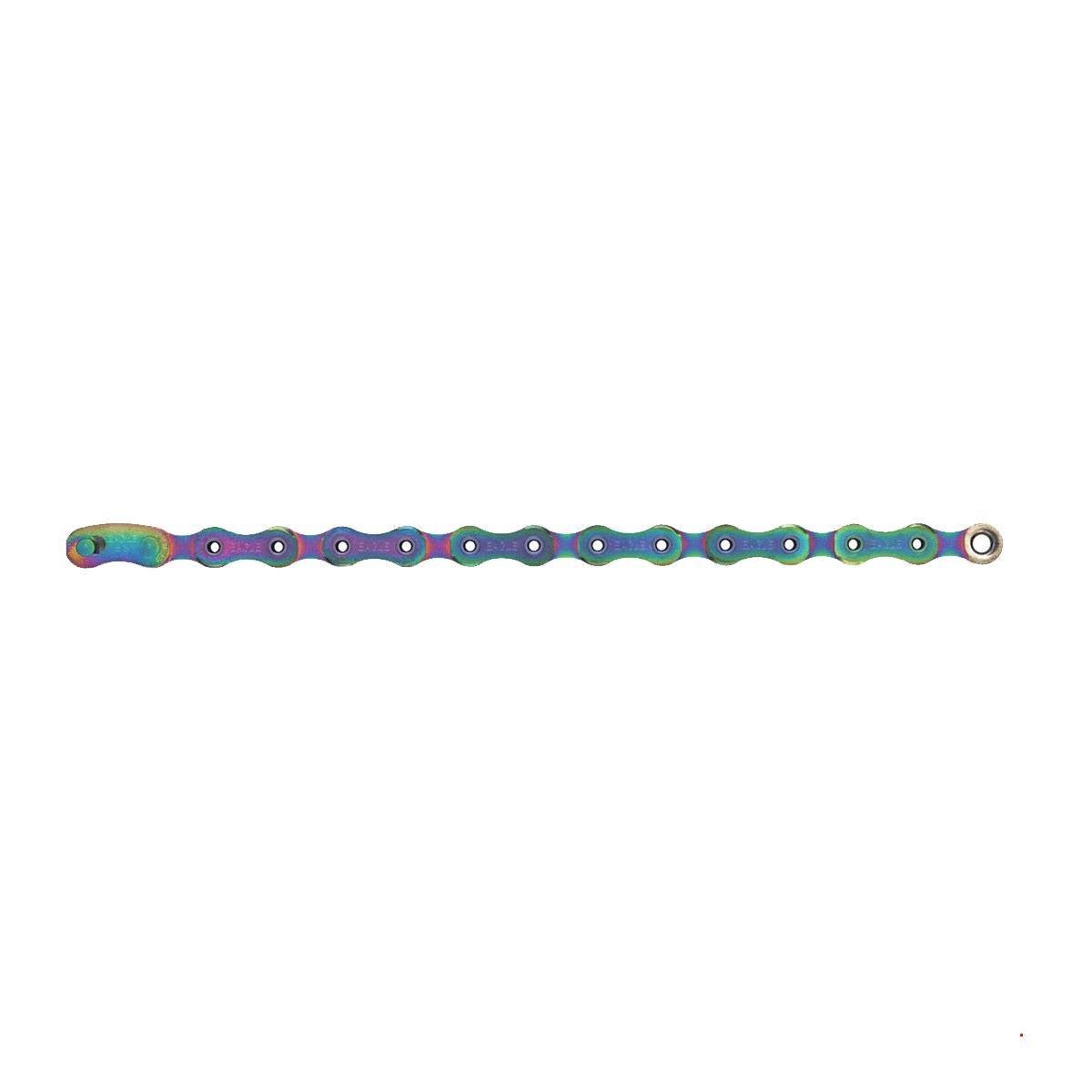 Sram Chaîne Eagle XX1 PC1290 12V 126 Maillons Arc - en - ciel - Peloton GP