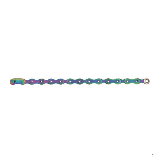 Sram Chaîne Eagle XX1 PC1290 12V 126 Maillons Arc - en - ciel - Peloton GP